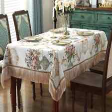 Toalha de mesa de jantar retrô europeia com borla bordada toalha de mesa, usado comprar usado  Enviando para Brazil