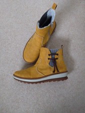 Rieker yellow boots for sale  BOURNEMOUTH
