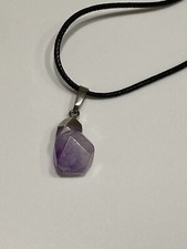 Amythest necklace sterling for sale  LONDON