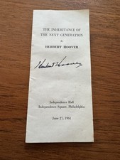 President herbert hoover d'occasion  Expédié en Belgium