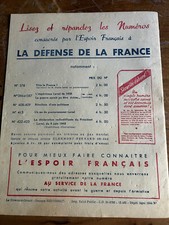 Revue espoir francais d'occasion  Guéret