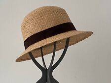 Cappello paglia raffia usato  Milano