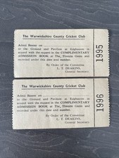 Warwickshire county cricket for sale  LINCOLN