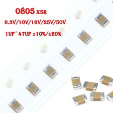 Capacitores de cerâmica 0805 X5R SMD/SMT 6.3V/10V/16V/25V/50V 1uF~47uF ±10%/±20% comprar usado  Enviando para Brazil