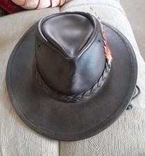 Vintage leather cowboy for sale  PRESTON