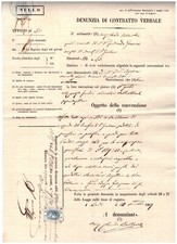 Documento originale 1869 usato  Granarolo dell'Emilia