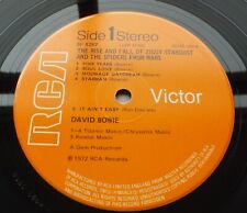 David Bowie ‎– The Rise.. Ziggy Stardust // Orig UK '72 Titanic RCA LP EX Copy comprar usado  Enviando para Brazil