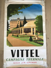 Affiche publicitaire vittel d'occasion  Roanne