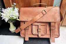 Bolsa de mão masculina laptop maleta bolsa mala masculina couro satchel carteiro grande, usado comprar usado  Enviando para Brazil