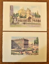 Biglietti cartoncino illustrat usato  Lucca