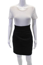 Saia atadura feminina Row elástica cintura texturizada forrada preta tamanho 08 comprar usado Saia atadura feminina Row elástica cintura texturizada forrada preta tamanho 08 comprar usado  Enviando para Brazil