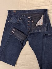 Usado, Jeans masculino Momotaro X Context Collaboration índigo escuro selvedge 32 X 31,5 comprar usado  Enviando para Brazil
