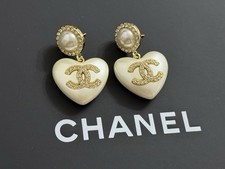 Chanel heart pearl for sale  WESTON-SUPER-MARE