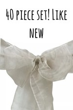 X108 silver organza for sale  West Monroe