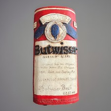 Placa de parede vintage personalizada pop art cerâmica relevo “Butwiser Queen of Beers” comprar usado  Enviando para Brazil