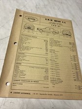 Fiche technique automobile d'occasion  Decize