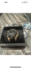 Relógio Marc Jacobs cronógrafo dourado com mostrador preto, usado comprar usado  Enviando para Brazil