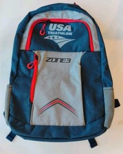Mochila de triatlo Zone 3 EUA nova sem etiquetas Zone3 RARA com EXPANDIR PARTE INFERIOR vermelha branca azul comprar usado  Enviando para Brazil