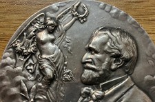 Usado, *Música VERDI Itália ENORME Art Nouveaux 1901 Argentina medalha M.CASALS comprar usado  Enviando para Brazil