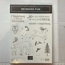 Stampin reindeer fun for sale  DALKEITH