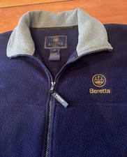 Jaqueta Beretta masculina XL azul marinho bolsos de lã zíper completo externa - Yukon 2000, usado comprar usado  Enviando para Brazil