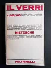 Verri 1972 rivista usato  Magliano Sabina