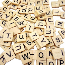 500pcs wood letter d'occasion  Expédié en France