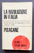 Carlo pisacane rivoluzione usato  Italia