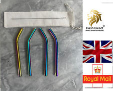 Metal straws eco for sale  THORNTON HEATH