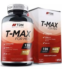 T-MAX Supplement for Men T-Booster Capsules UK Formulated Premium Supplement 120, usado comprar usado  Enviando para Brazil
