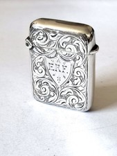 Edwardian silver vesta for sale  BEDFORD