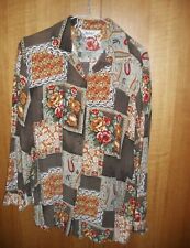 Camicia vintage floreale usato  Salerno