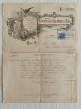 ba436  napoli fattura commerciale ditta francesco giannini e figli 1917 comprar usado ba436  napoli fattura commerciale ditta francesco giannini e figli 1917 comprar usado  Enviando para Brazil