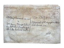 1733 indenture assignment for sale  REDHILL