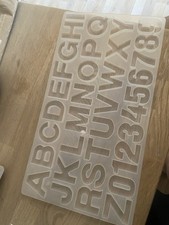 Silikonform zahlen buchstaben gebraucht kaufen  Rattelsdorf