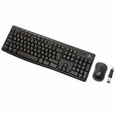 Bezprzewodowy zestaw klawiatury i myszy Logitech MK270 - 2,4 GHz, czarny na sprzedaż  PL