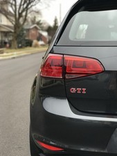 Emblema traseiro VW Golf Mk7 GTI cromado vermelho  comprar usado  Enviando para Brazil