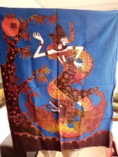 Batik tuch indonesien gebraucht kaufen  Kirchheim unter Teck