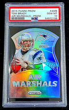 PSA 10 GEM MINT TOM BRADY DIE CUT SILVER PRIZM 2015 AIR MARSHALS G3502 comprar usado  Enviando para Brazil