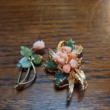 Carved coral jade for sale  IBSTOCK