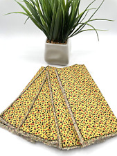 Yellow floral cloth for sale  Waukee