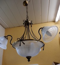 Hängelampe messing glas gebraucht kaufen  Rastatt