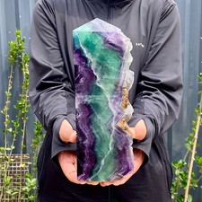 Colonna cristallo fluorite usato  Spedire a Italy