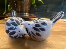 Ceramic handmade lovebirds for sale  HUDDERSFIELD