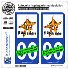 Stickers autocollant plaque d'occasion  Balaruc-les-Bains
