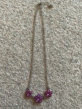 Women necklace purple for sale  BOURNE