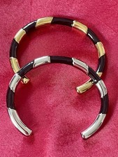 Two enameled bracelets d'occasion  Puteaux