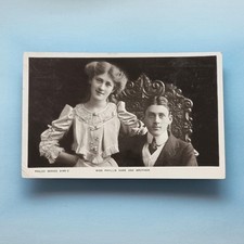 Cartão postal de atriz eduardiana 1905 foto real Phyllis Dare & Brother Philco, usado comprar usado  Enviando para Brazil