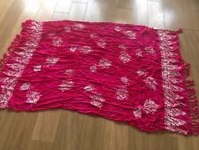 Pink summer sarong for sale  LEEDS