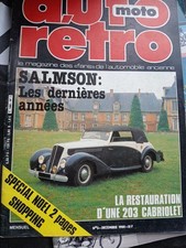 Auto retro salmson d'occasion  Senozan